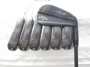 Used Callaway Apex TI Fusion Iron Set 5-AW KBS PGI 60g Regular Flex Graphite - Picture 1 of 8