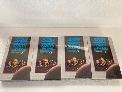 Star Trek The Next Generation VHS - 4 Tapes- New Sealed in Box - Image 1 of 4