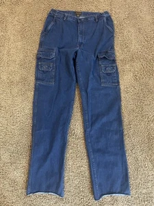 BOULDER CREEK MEN'S CARGO PANTS Blue Jeans SIZE 36/40 TALL. (6) - Picture 1 of 6