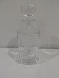 De Colección Cristal d’Arques Plomo Cristal Decantador Grabado Gran Danés Perro Hecho en Francia - Imagen 1 de 4