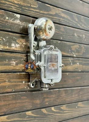 Campana de alarma original naval rusa - Decoración marítima de montaje en pared de aluminio y hierro Foto 1 de 4