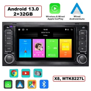7" Autoradio CarPlay für VW T5 Multivan Touareg Transporter GPS Navigator mit BT - Bild 1 von 11