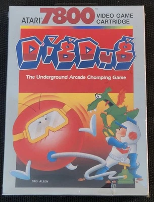 Atari 7800 Boxed Vintage Video Game Cartridge CX7803- Dig Dug - Brand New Sealed - Image 1 of 3