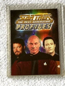 2000 SkyBox Star Trek TNG Profiles TV Series Promo Card NM No# - Bild 1 von 2