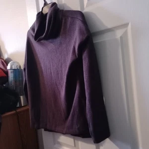Arc’teryx Laina Cowl Neck 100% Polyester Plum/Gray Sweater Small - Picture 1 of 5