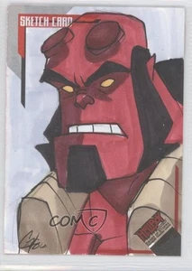 2007 Inkworks Hellboy Animated Sword of Storms /269 Cat Staggs Auto Sketch 0b6 - Picture 1 of 3
