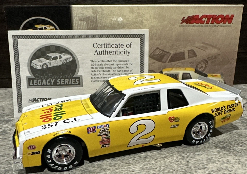 Dale Earnhardt #2 1980 Mello Yello Pontiac Ventura Legacy 1/24 acción NASCAR Foto 1 de 4