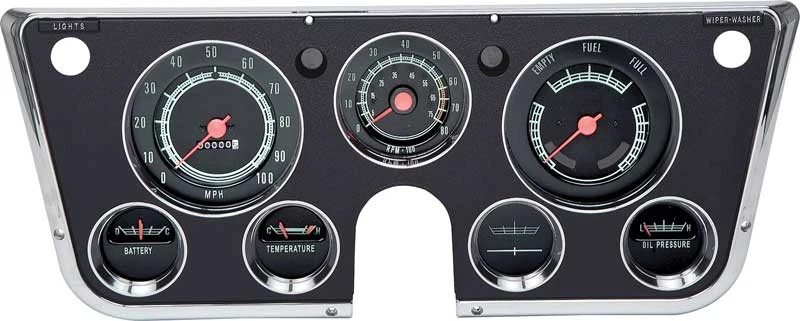 Camión Chevrolet GMC 1969-72; juego de cuadro de instrumentos de calibre; con 8000 RPM Foto 1 de 1