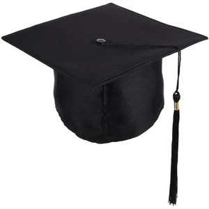 Adult Bachelor Graduation Caps with Tassels for Graduation Ceremony Party - Picture 1 of 12
