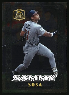 1998 Topps Stars 'n Steel - Sammy Sosa #39 - Image 1 of 2