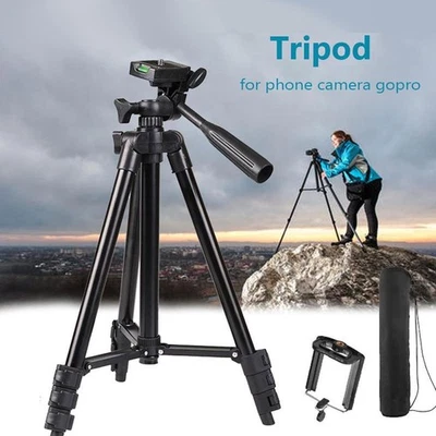 Leichtes Teleskopstativ Aus Aluminium Für Kamera-Dslr-Ständer Mit ▽ - Bild 1 von 4