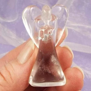 Ángel de cristal de cuarzo transparente ""Crecimiento espiritual"" 24g SN29142 - Imagen 1 de 4