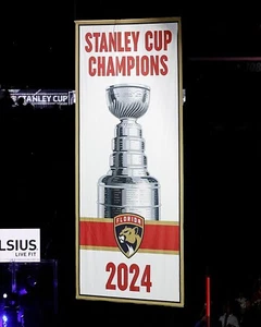 Florida Panthers 2024 Stanley Cup Champions Banner 8x10 NHL Hockey Foto - Bild 1 von 1