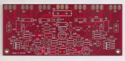 Class A 25W power amplifier based on 25/25 bare board one piece ! - Image 1 of 3
