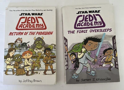 Lot of 2 Star Wars Jedi Academy by Jeffrey Brown Softcover Books - Image 1 of 4