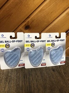 3 Pairs Sofcomfort Gel Ball Of Foot Cushion One Size Fits All Unisex Brand New - Picture 1 of 4