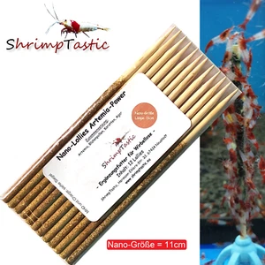 NANO Lollies "Artemia Power"  12 Stück - Garnelen Futter Shrimp Sticks Lollies - Picture 1 of 6