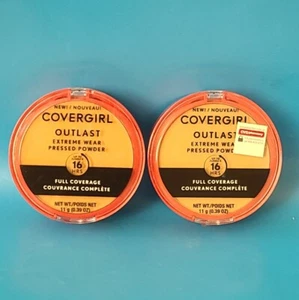 ( LOT OF 2 ) COVERGIRL Outlast EXTREME WEAR PRESSED POWDER # 840• NATURAL BEIGE - Picture 1 of 5
