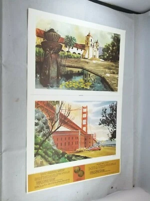 Standard Oil of CA Bicentennial Print Series 1969  / Ft. Point San Francisco - Image 1 of 4
