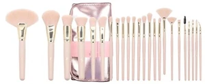 Juego de cepillos de maquillaje profesional x 24 piezas herramientas ecológicas cosméticas lavables - Imagen 1 de 4