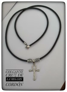Cruz de la vida Ankh Ank Anj PLATA DE LEY CROSS OF LIFE PENDANT CROSS SILVER - Imagen 1 de 5
