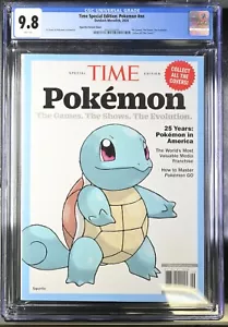 Time Magazine Special Edition Pokemon 2024 Squirtle CGC 9.8 - Imagen 1 de 2