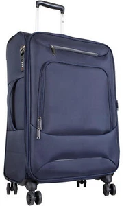 Nylon Weichgepäck Koffer Trolley aufrecht rollbar Dehnfalte Adlum Blau Gr. L - Bild 1 von 6