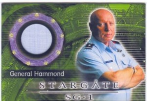 Stargate SG1 Season 6 Costume Card C20 Don S. Davis as General Hammond
