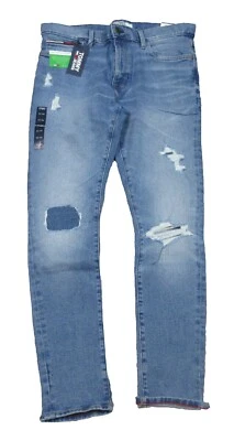 Tommy Hilfiger Jeans Men's Blue TJ Flex Stretch Skinny Jeans - Image 1 of 4