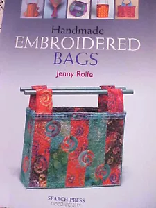 Bolsas bordadas hechas a mano Jenny Rolfe búsqueda prensa manualidades con agujas 5 estilos - Imagen 1 de 5