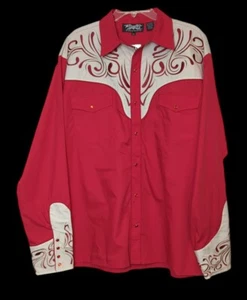 NEW Dragonfly Clothing Mens Western Shirt XL Cowboy Rodeo Pearl Snap DF Yokum - Picture 1 of 11