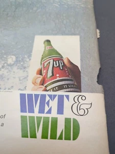 7up Wet And Wild Werbung 60er Jahre - Bild 1 von 2