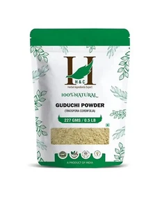 Polvere naturale e biologica Guduchi Giloy Tinospora Cordifolia 227 grammi - Foto 1 di 2