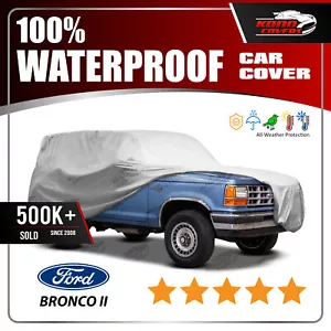 Ford Bronco Ii 6 Layer Waterproof Car Cover 1984 1985 1986 1987 1988 1989 1990 - Picture 1 of 11