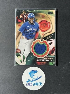 VLADIMIR GUERRERO JR 2024 TOPPS HOLIDAY RELICS #RCVG JERSEY RELIC BLUE JAYS NM - Picture 1 of 2