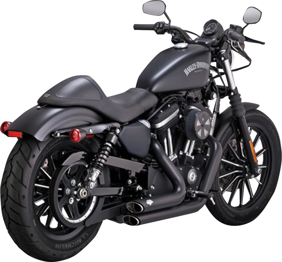 Vance & Hines Harley Sportster 14-22 шорты в шахматном порядке черный полный выхлоп - Изображение 1 из 1