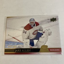 2020-21 Upper Deck Extended Series UD Exclusives /100 Jake Allen #571