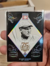 2014 Panini Hall Of Fame 75th Anniversary Emerald Rogers Hornsby # 8/10