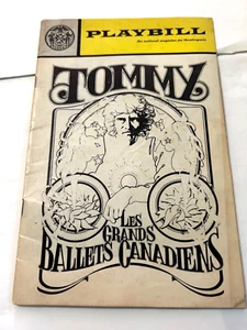 Playbill Magazin Tommy The Who Les Grands Ballets Canadiens 1971 Vintage - Bild 1 von 19