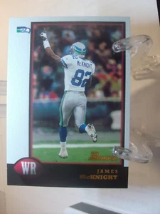 1998 Bowman Football  #178 - James McKnight - Seattle Seahawks  98-262 - Picture 1 of 2