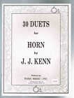 30 Duets for Horn by J.J. Kenn - Wind Music Inc 