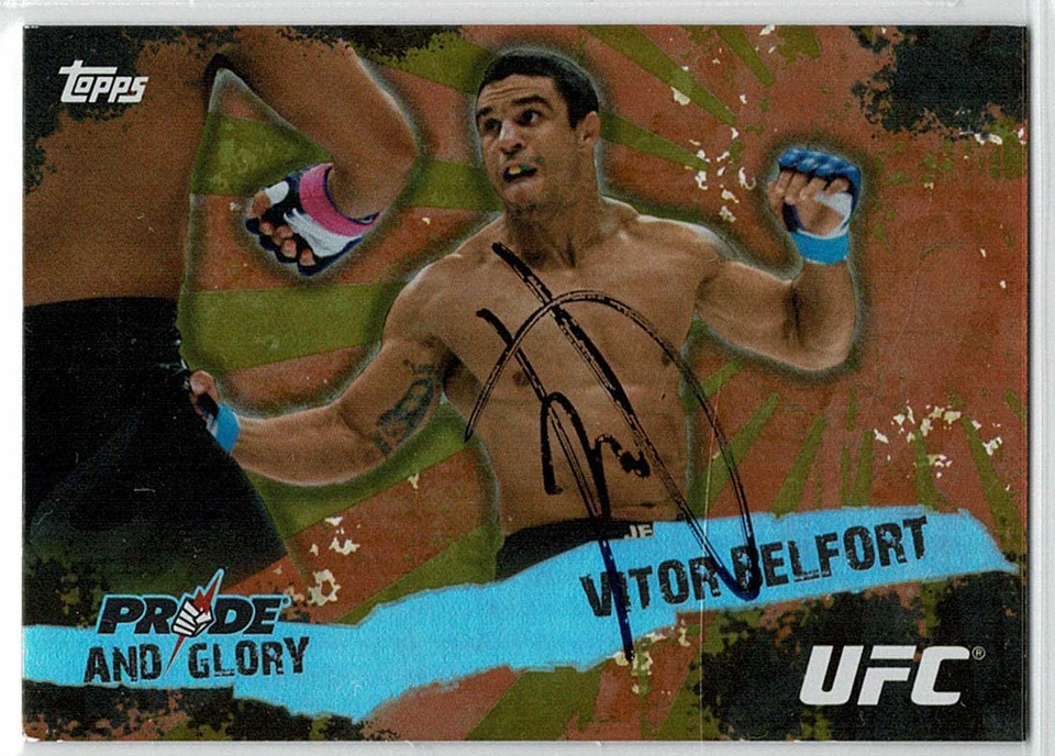 Vitor Belfort Firmado 2010 Topps UFC Pride and Glory Holo #PG-6 ¡Auténtico! 12823 Foto 1 de 1