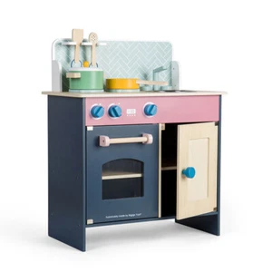 Bigjigs Toys Madera Simplemente Scandi Play Cocina, Fingir Juego Cocina, Juego de Rol - Imagen 1 de 8