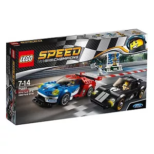 LEGO® Speed Champions 75881 2016 Ford GT y 1966 Ford GT40 nuevo embalaje original nuevo sin usar - Imagen 1 de 12