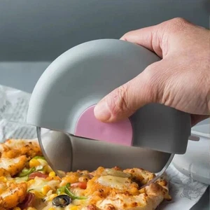 Stainless Steel Pizza Cutter Slicer Roller Dough Pastry Pie Kitchen Baking Tool - Picture 1 of 24