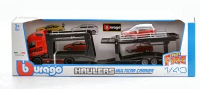 MODELLINO CAMION BISARCA STATICO BURAGO VOLVO FH16 750 + AUTO LAND ROVER 1/43 - Immagine 1 di 4