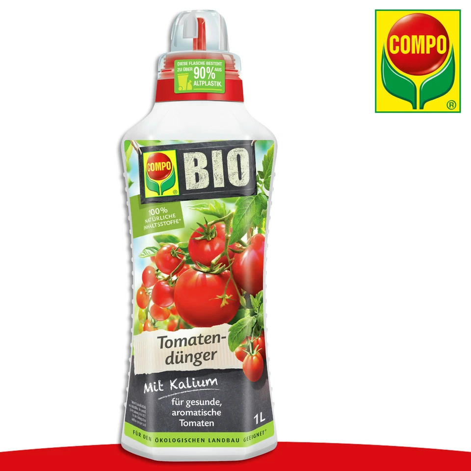COMPO 1L BIO Tomatendünger | Mit Kalium Celsior Zuckertraube Wachstum Nährstoffe - Bild 1 von 1