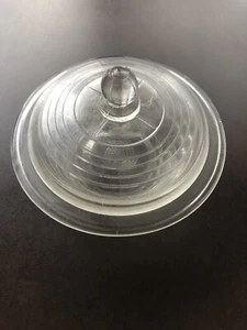 Kleine alte Glasschale aus Glas, 30er-50er Jahre? Butterdose?? - Bild 1 von 7