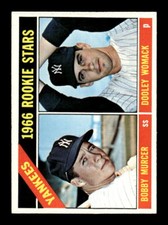 1966 Topps Baseball #469 Bobby Murcer, Dooley Womack   New York Yankees