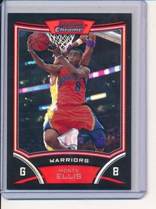 MONTA ELLIS 2008-09 BOWMAN CHROME REFRACTOR 020/499